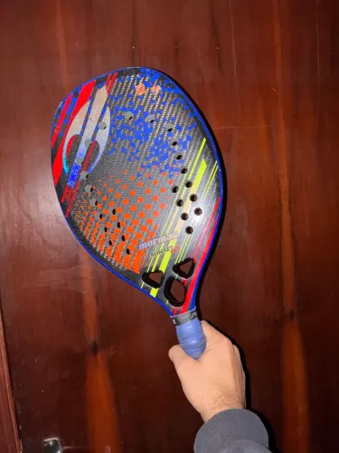 Raquete mormaii sunset pro 3k fibra de carbono beach tenis