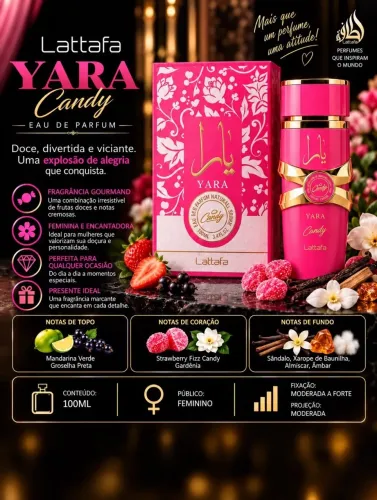Perfume Lattafa Yara Candy Eau de Parfum 100ML