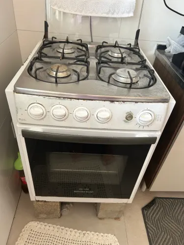 Fogão 4 bocas de embutir Brastemp - RETIRAR EM BARREIROS SJ
