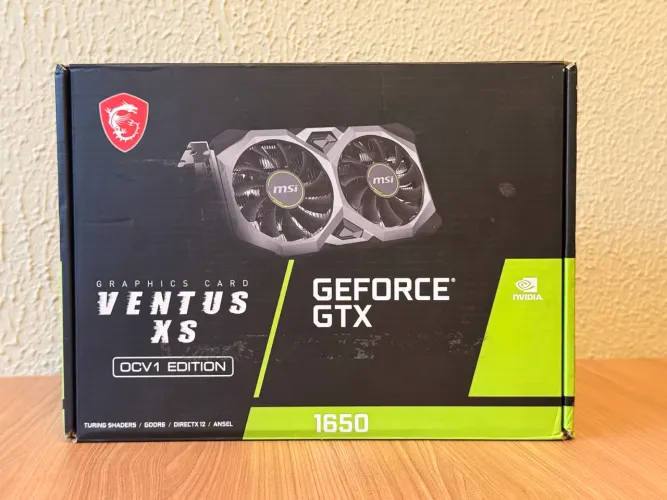 Placa de vídeo MSI GTX 1650 ventus 4gb