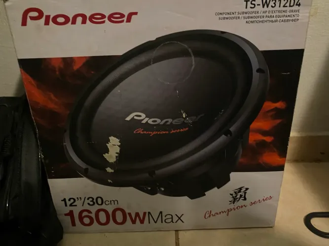 Pionner Subwoofer Bobina Dupla 1600w/500rms