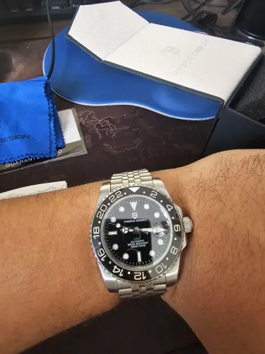 Relógio pagani design GMT