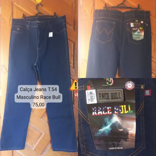 Calça Jeans Country Masculino T.54 75,00