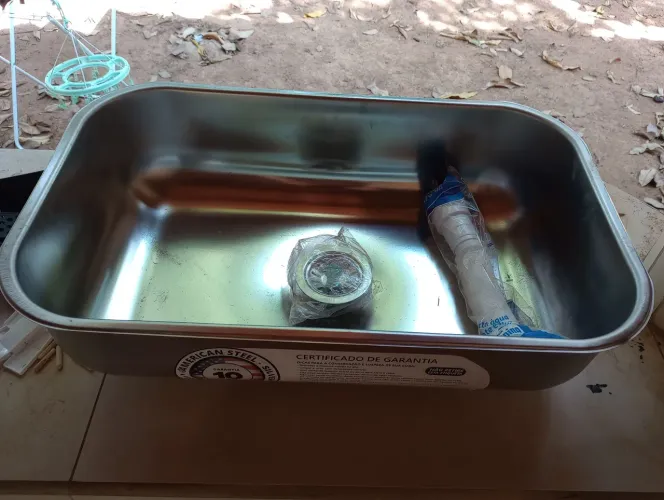 Cuba inox cozinha de embutir