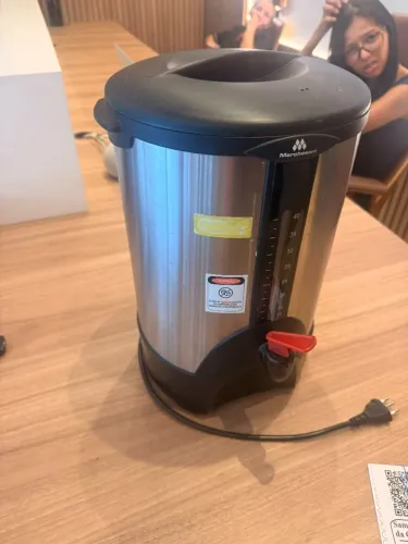 Cafeteira elétrica industrial automática Marchesoni 6L - ideal para comércio/escritório 