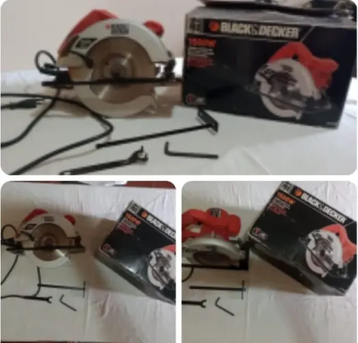 Serra circular de 7-1/4" (184mm) Black&Decker linha pró profissional 1500W