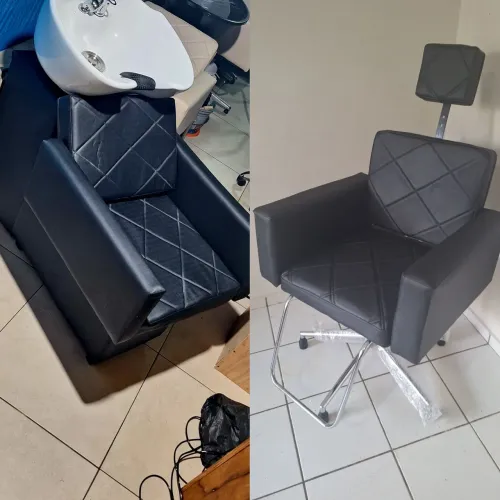 Cadeira de salão e lavatorio novo!