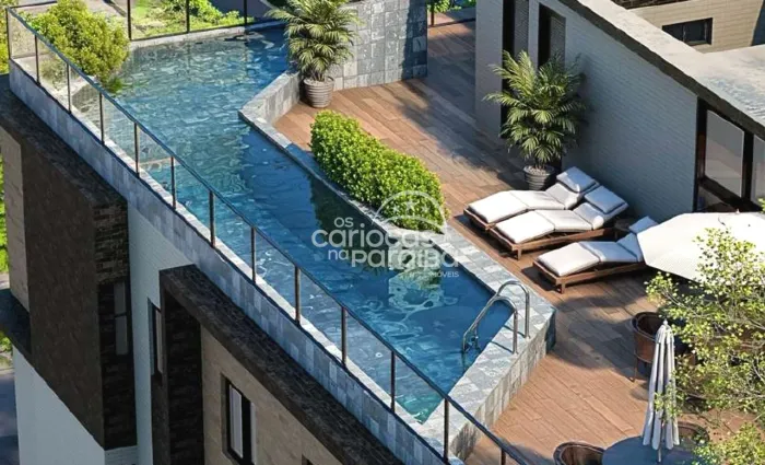 Apartamento de 2 quartos com suíte, varanda, piscina e garagem em Camboinha, Cabedelo PB