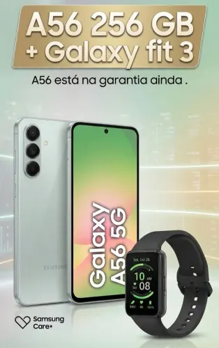 A56 256GB + Fit 3 vendo ou troco .
