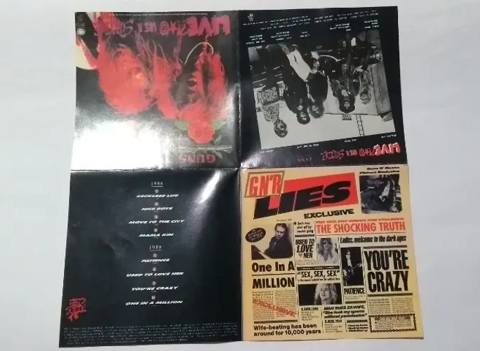 ENCARTE ORIGINAL CD GUNS N' ROSES - LIES