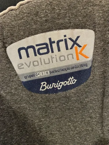 Cadeirinha Burigotto Matrix Evolution K até 25kg Conservada