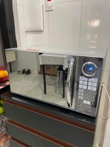 MICROONDAS ESPELHADO MODERNO 30 LITROS 