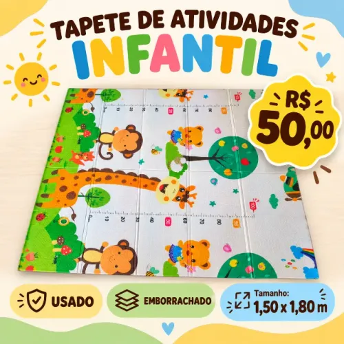 TAPETE DE ATIVIDADES INFANTIS