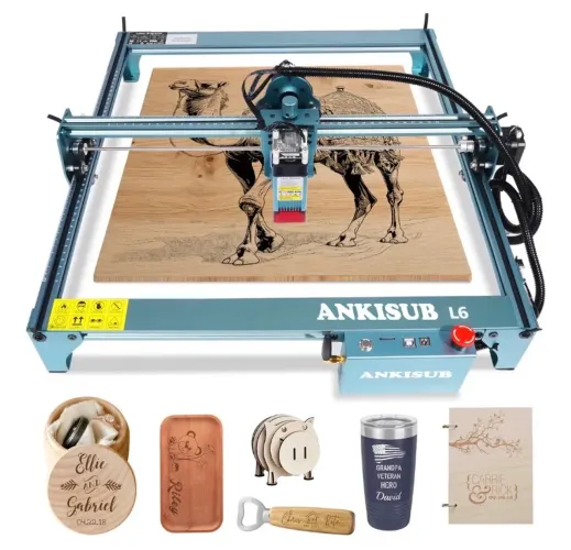 Maquina Gravadora Laser Corte Cnc 48w 40cmx40cm Impressora Ankisub L6