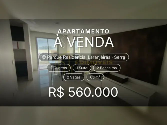 Apartamento 2 Quartos no Parque Residencial Laranjeiras - Lazer Completo!