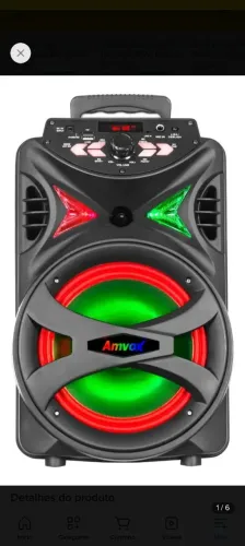 Caixa de som Amvox Hit 250 Rms