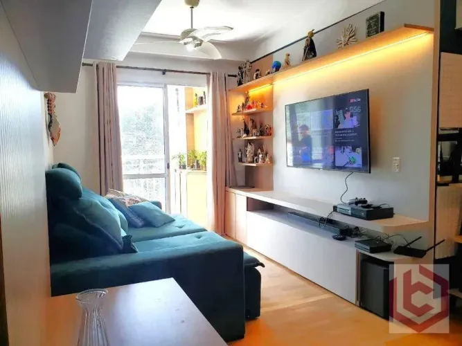 Apartamento com 3 dormitórios à venda, 84 m² por R$ 725.000,00 - Marapé - Santos/SP