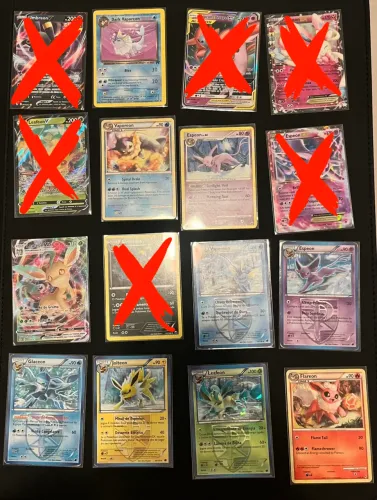 Cartas Pokémon negociadas