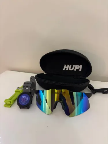 Kit relógio Garmin 245music + óculos HUPI performance 
