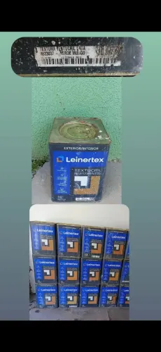 Tinta Texturil Lata 23 kg - Leinertex Verde Musgo Premium 