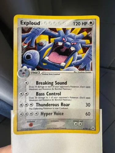 Carta Pokémon Exploud 6/101 - Hidden Legends (SP)