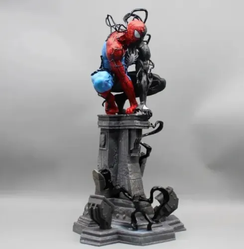 Estátua Simbionte Venom Do Homem-aranha, 37 Cm, Com Luz