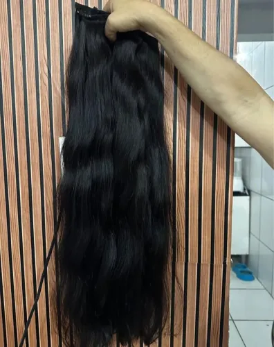 Cabelo brasileiro 80 cm 350,00 pra hoje faz a cabeça toda