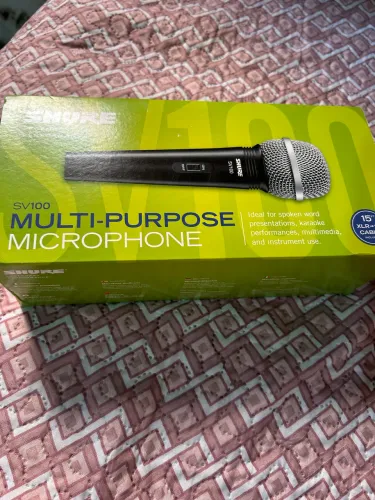 Microfone Shure com fio