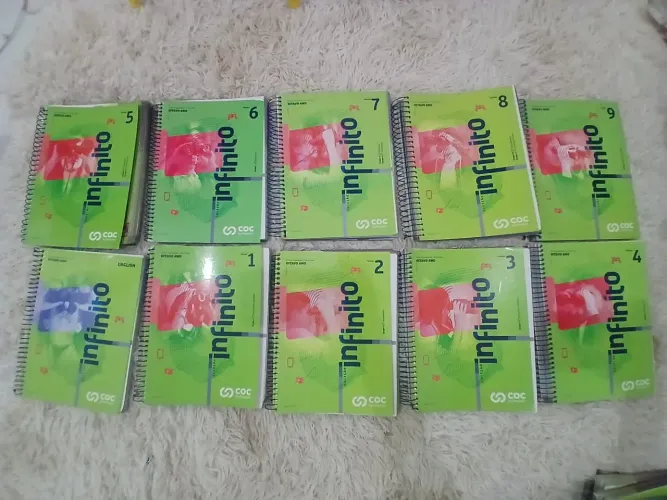 Livros Apostilas Ensino fundamental 8 e 9 ano Infinito CoC