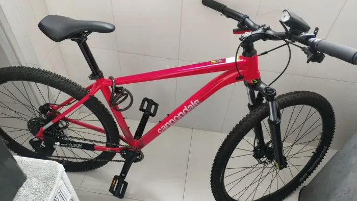 Bicicleta Cannondale Trail Five L 1x10V 2024 Vermelha