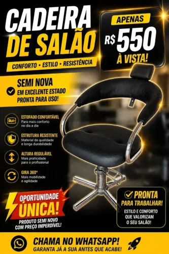 Cadeira de salão 