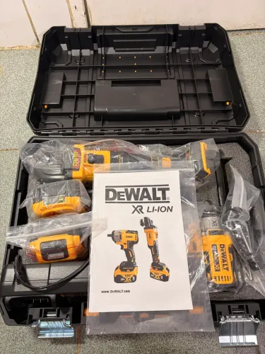 Kit dewalt esmerilhadeira dcg408 e chave de impacto dcf890 dewalt 