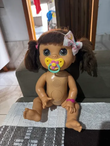 Baby alive comer e brincar 