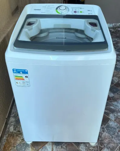Máquina de Lavar Consul 14Kg Ciclo Edredom Dispenser Limpa Fácil Dosagem Extra Econômica -