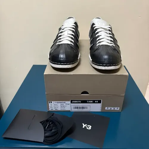 adidas y-3 superstar black talc. tamanho 44
