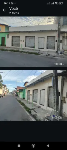 Duas casas e três lojas comercial na avenida