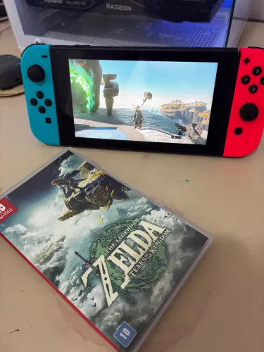 ZELDA TEARS OF THE KINGDOM ORIGINAL + CAIXA MÍDIA FÍSICA