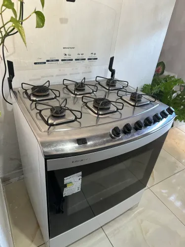 Fogão 6 bocas Brastemp