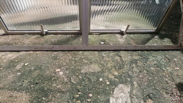 Vitro de vidro canelado 140x50 