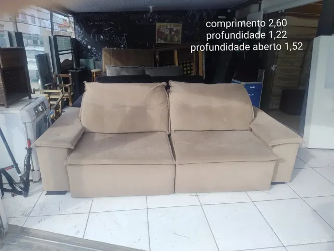 SOFÁ RETRÁTIL E RECLINÁVEL