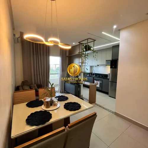 ALUGA-SE APARTAMENTO 100% MOBILIADO NO CONDOMÍNIO VISTA DOS CEDROS NO PLANALTO