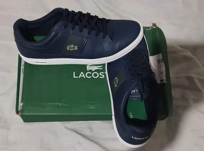 TÊNIS LACOSTE EUROPA LCR3 ORIGINAL