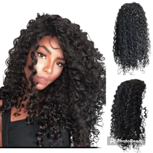 Peruca wig fibra orgânica 80 reais precinho pra hoje 