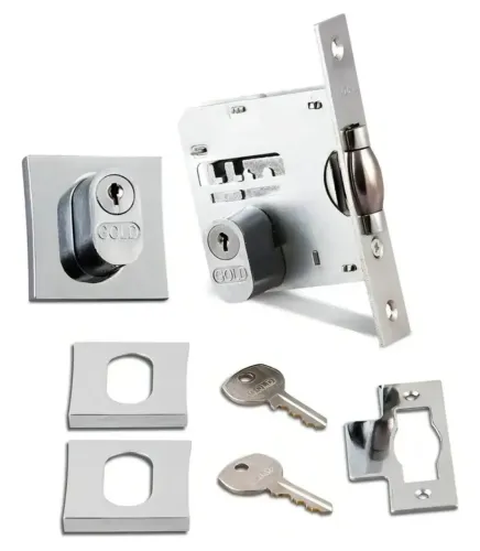 FECHADURA PARA PORTA ROLETE ROSERTA QUADRADA STAM 