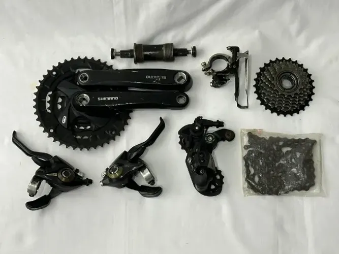 Kit Grupo Shimano 21v Pedivela Trocadores Cambios 7 Peças USADO