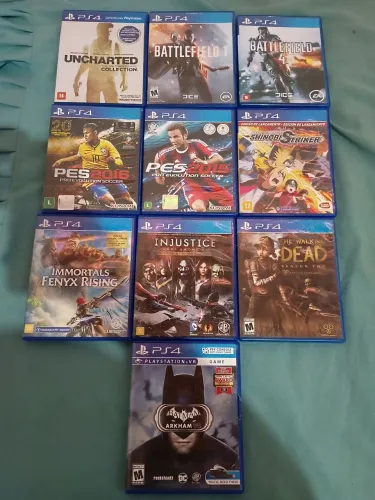 Combo de jogos ps4 só venda e já estão no menor preço