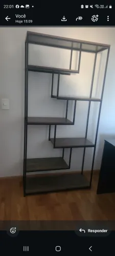 Estante de ferro 