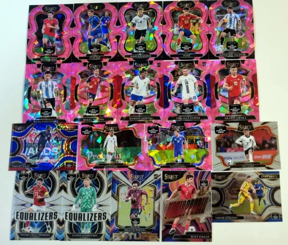 Lote 18 Cartas Panini Select FIFA World Cup 2026