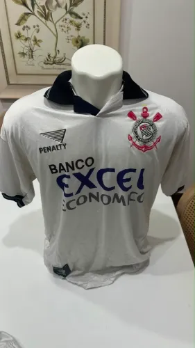 Corinthians 1998 branca - tamanho XL encurtada- tamanho 70x53