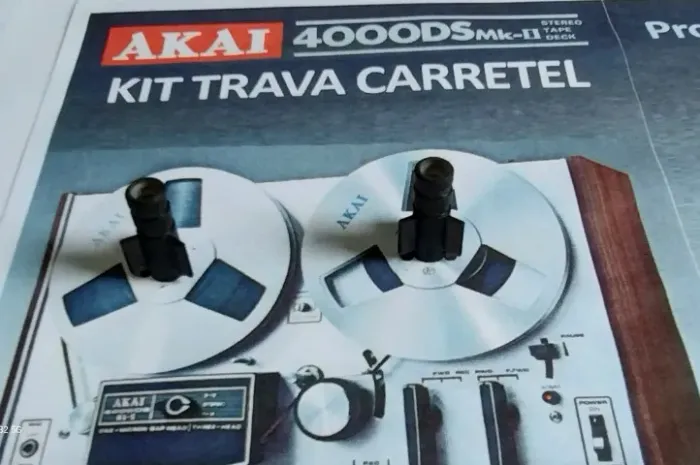 Trava Akai 4000 Ds Mk Ii 2 Peças Gravador De Rolo Perfeitas